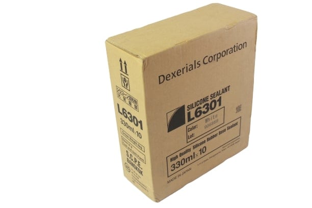 DEXERIALS-กาวซิลิโคน-สีขาว-L6301-330ml-ราคาต่อหลอด-1-กล่องมี-10-หลอด